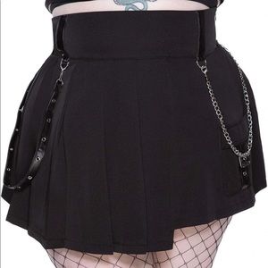 KILLSTAR plus size black KILLED IT skirt